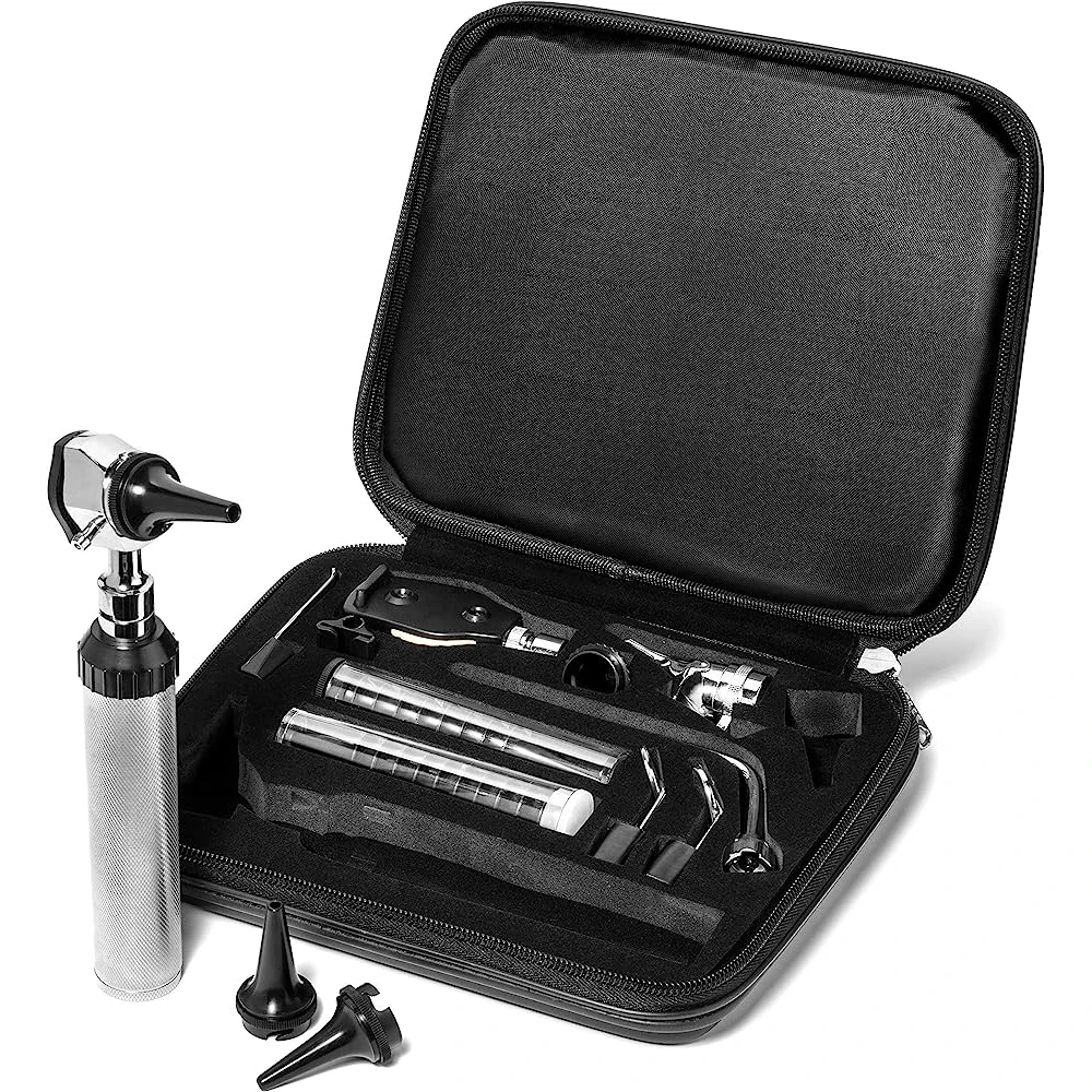 Factory Price Medical Equipment Fiber Optic Mini Otoscope And Set For