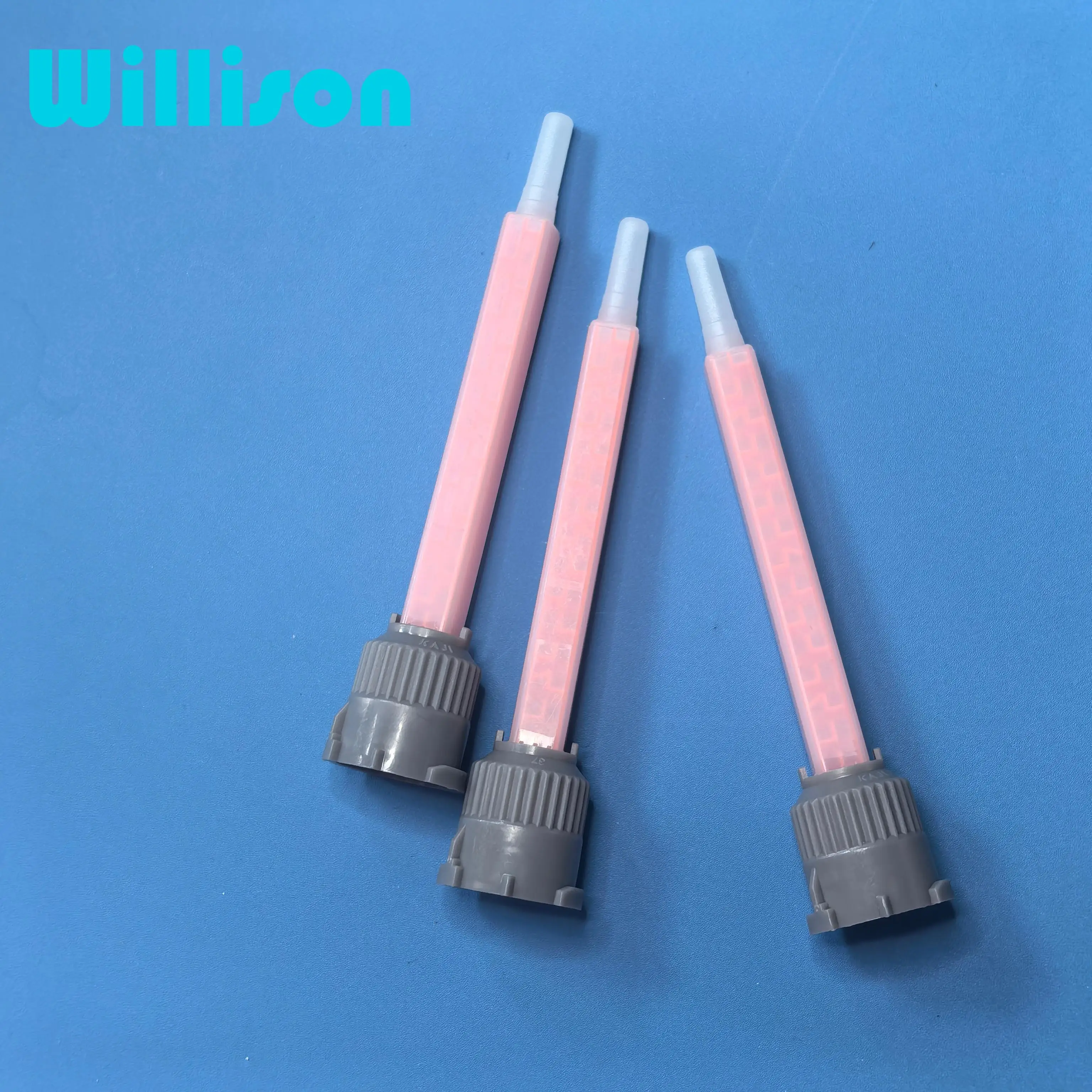 MBQX05-16L 10:1 Red Mixer Static Mixer Element Epoxy Tip Silicone Sealant Tips Nozzle Mixer Mixing Nozzles MB06-16 10:1