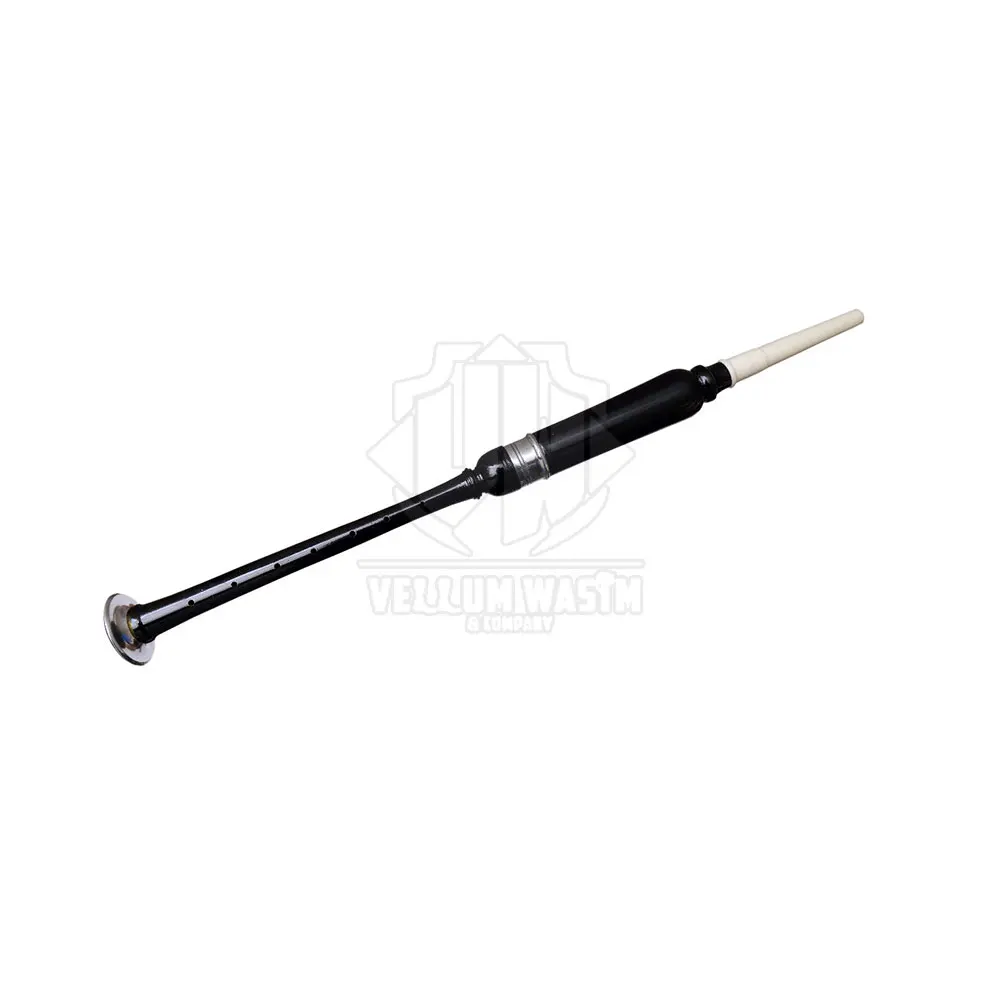 Great Highland Bagpipes Practice Chanter Rosewood Black Silver Mounts