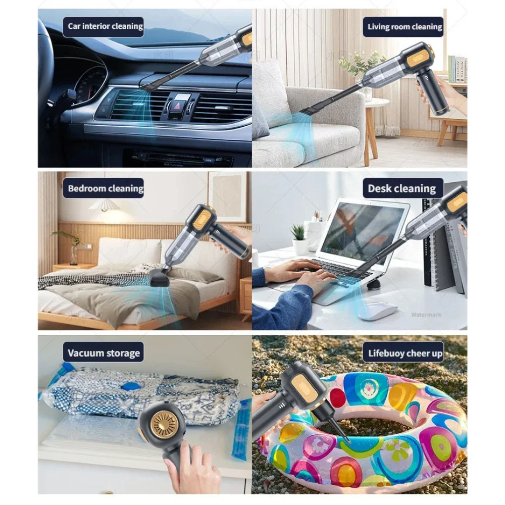 PCMOS 17000PA 1L Cordless Car Vacuum Cleaner - view 5