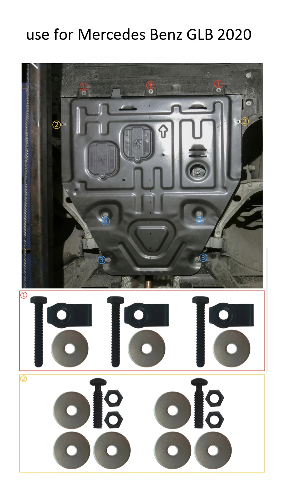 Exterior Accessories Engine Protector Guard Iron Engine Skid Plate For