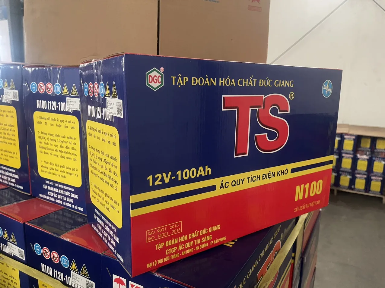 Ts 12v-100ah Dry-charged Battery For Car Oem Accepted Tools Electronics ...