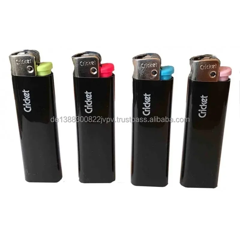 Waterproof Colored Refillable Cricket Lighters /disposable Cricket