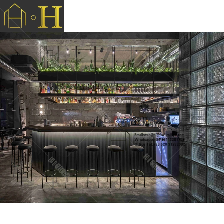 Modern Style Fast Food Store Counter Design / Fast Food Kiosk