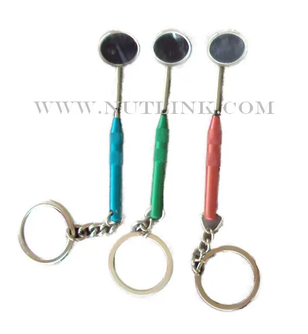Surgical Mirror Handle With Keychain – Dental/Medical Instrument, Stainless Steel 4 thumbnail image