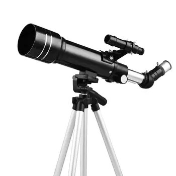 70mm Zoom Astronomical Telescope 400mm Focal Length Monocular Telescope Set for Kids and Beginners View Moon and Planets