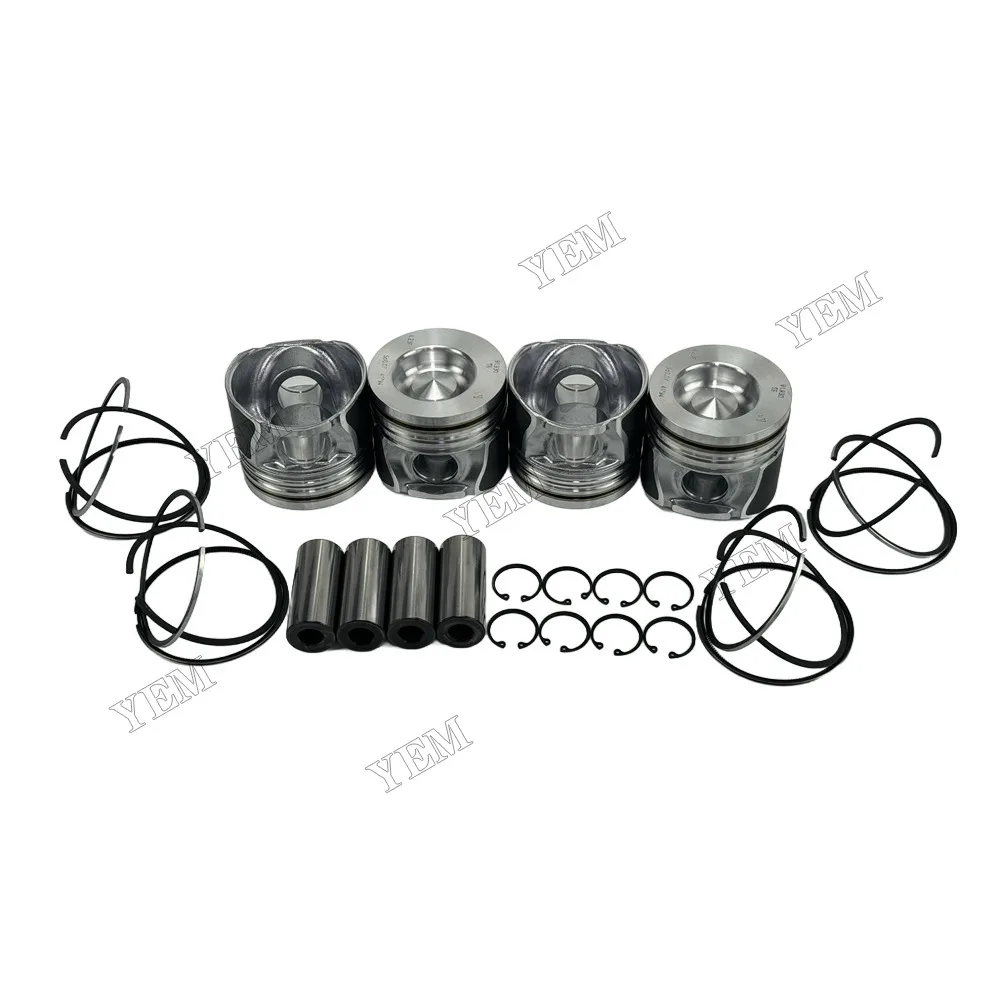 Piston Set With Rings 41794600 Fit for Deutz TD2.9L4 Engine 4