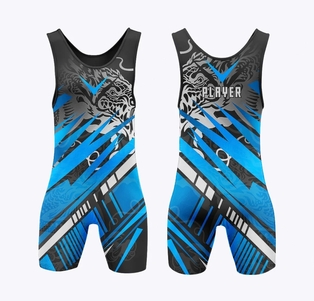 Hot Design Wrestling Singlet Digital Sublimation Printing Wrestling ...