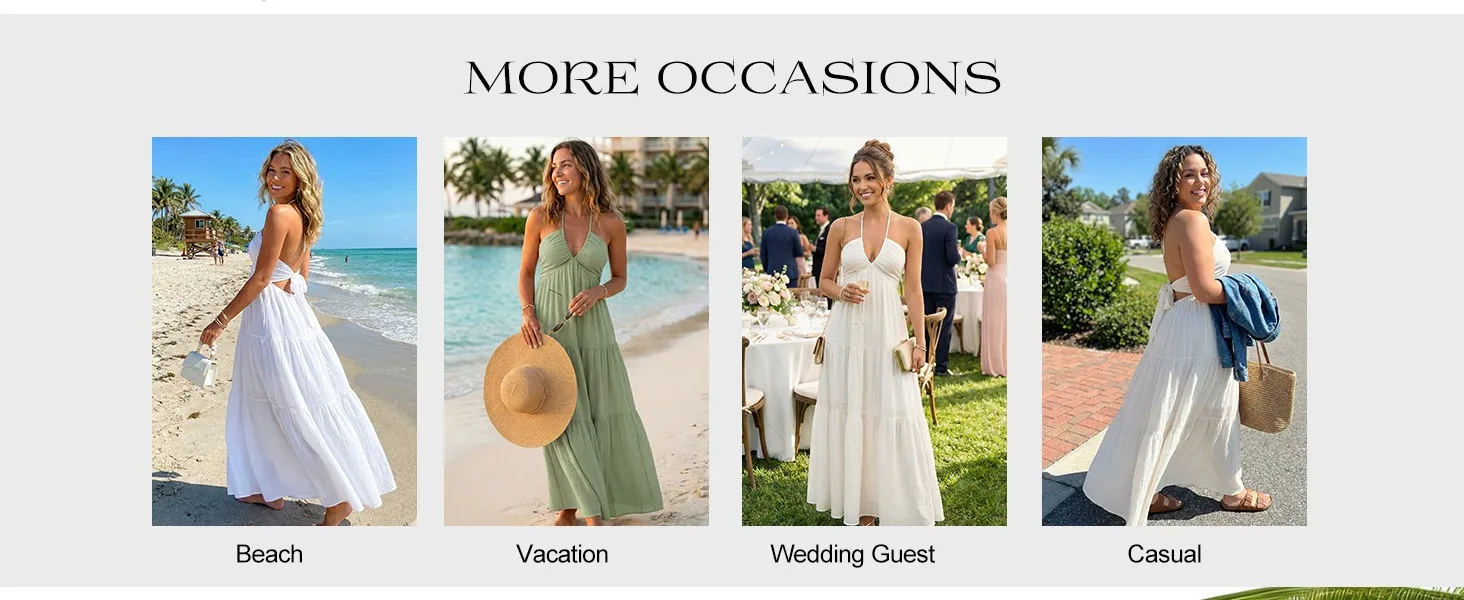Occasion Gallery: Beach, Vacation, Wedding Guest, Casual