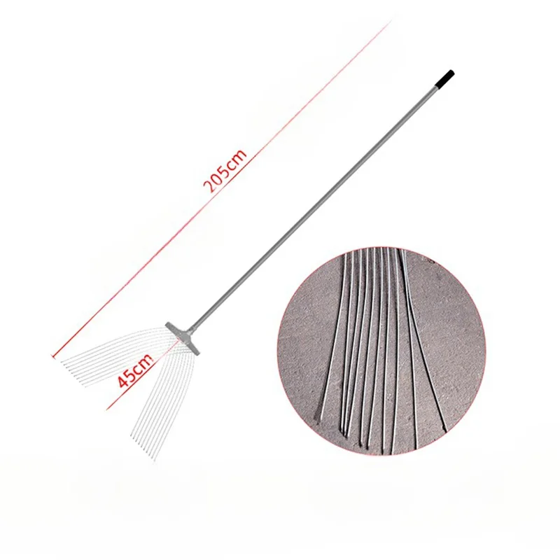 Rubber Fire Extinguishing Whip – Long Wooden Handle, Red, 1.5M, 16 Reinforced Rubber Strips, For Forest And Grassland Fires