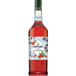 Giffard 1Lt Cranberry Syrup French Tart Beverage Mixer Other Beverages Category