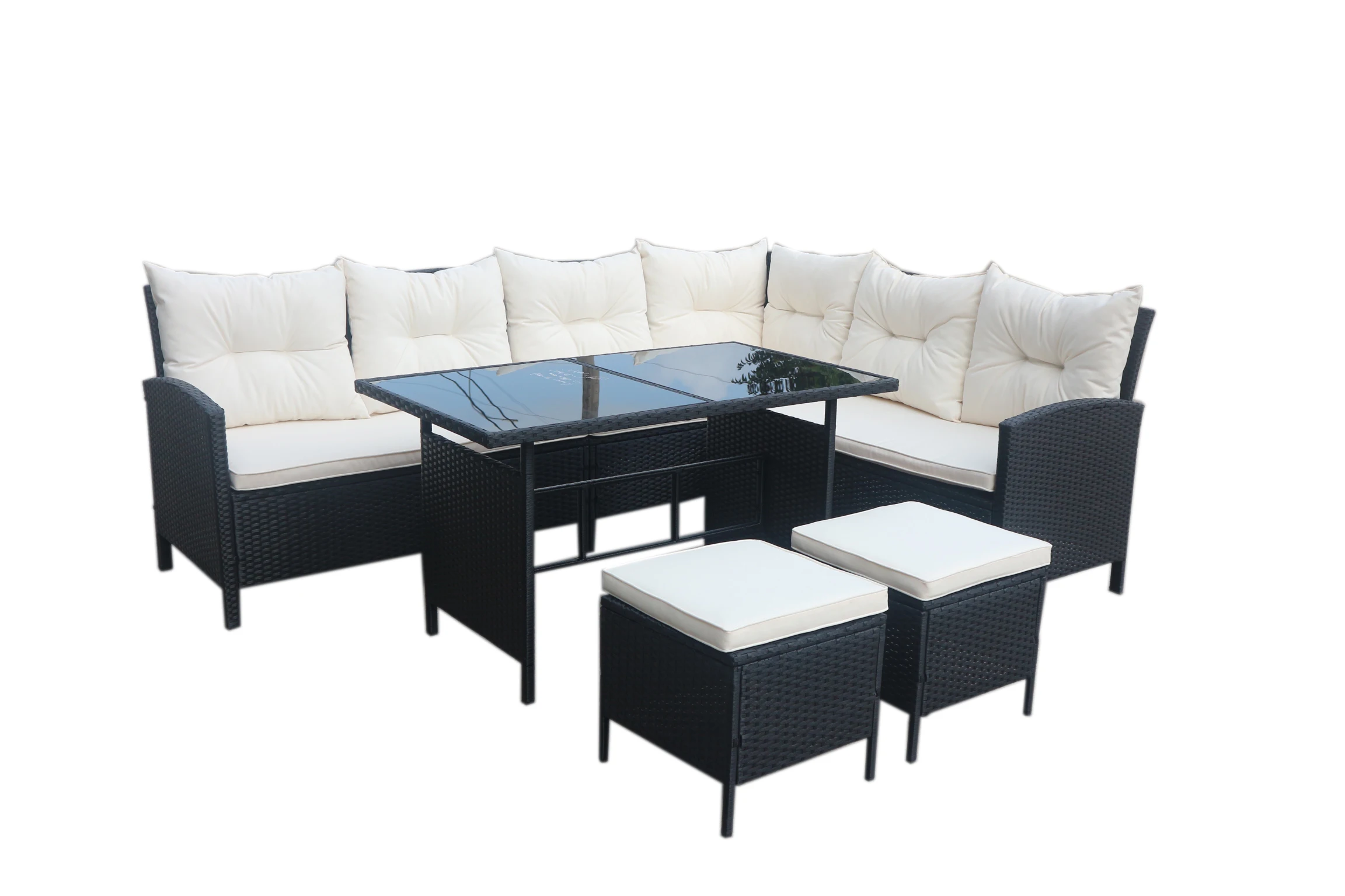 High Quality Cheap Price Pe Rattan Wicker Outdoor Gadern Furniture L