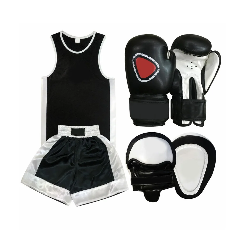 Kids Boxing Set Including Boxing Gloves Punch Bag Head Guard