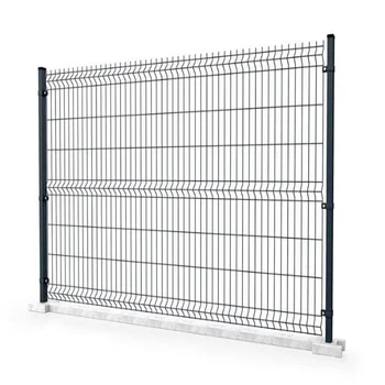 High quality outdoor control panel Welding curved metal 3D fence  Cheap wire mesh 3D fence
