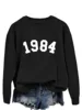 Black sweatshirt (white font)
