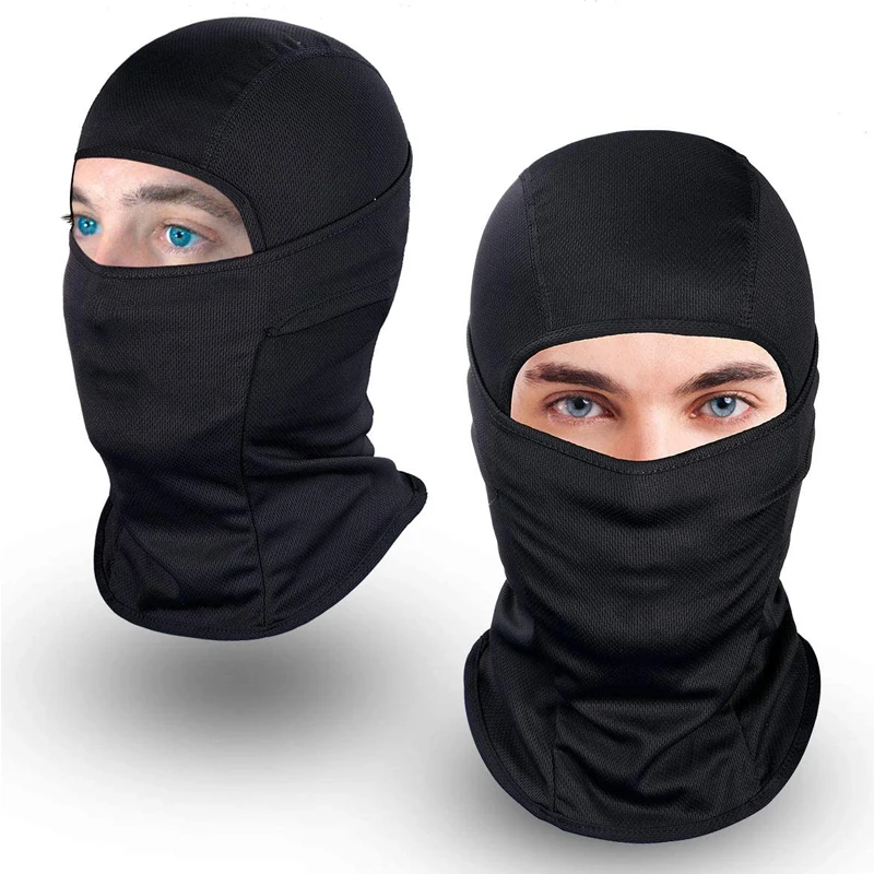 3 Hole Ful Face Ski Mask Embroider Custom Balaclava Riders Designer Patch