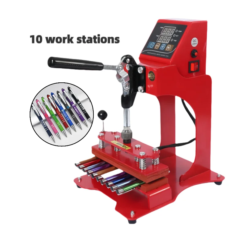 Alibaba.com: 10 Station Pen Printing Machine, Digital Sublimation ...