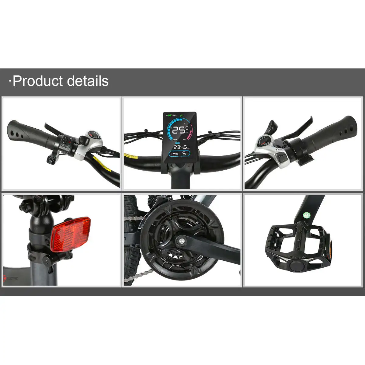 SY26-II Integriertes 48V 250W Hinterradnabenmotor-Elektro-Mountainbike mit Carbon-Aluminium-Rahmen, Scheibenbremssystem und 60 km Reichweite