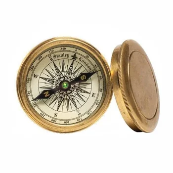 Survival Compass Brass & Glass Combo New Product Marine Boating Mini ...