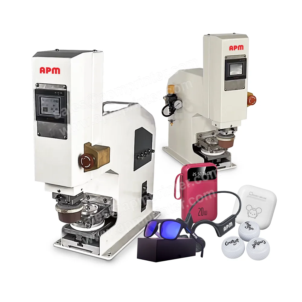 Desktop Tampon Printing Machine for Pad Printing Cloth Glasses Toys Pad Printer
