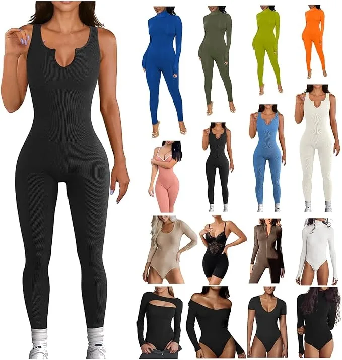Wholesale Rompers Women Short Yoga Bodysuits Set Hollow Out Backless ...