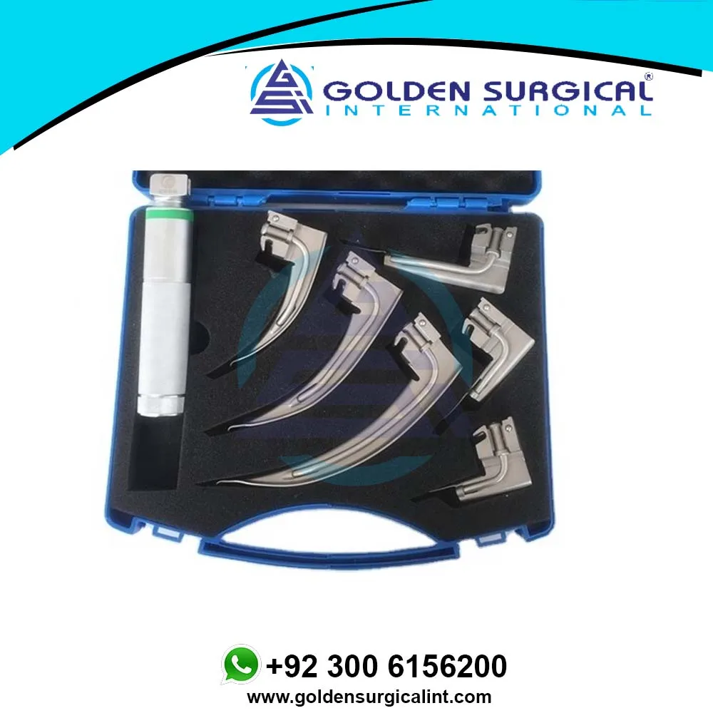 3.5v Battery Fiber Optic 6pcs Mac And Miller Blades Reusable