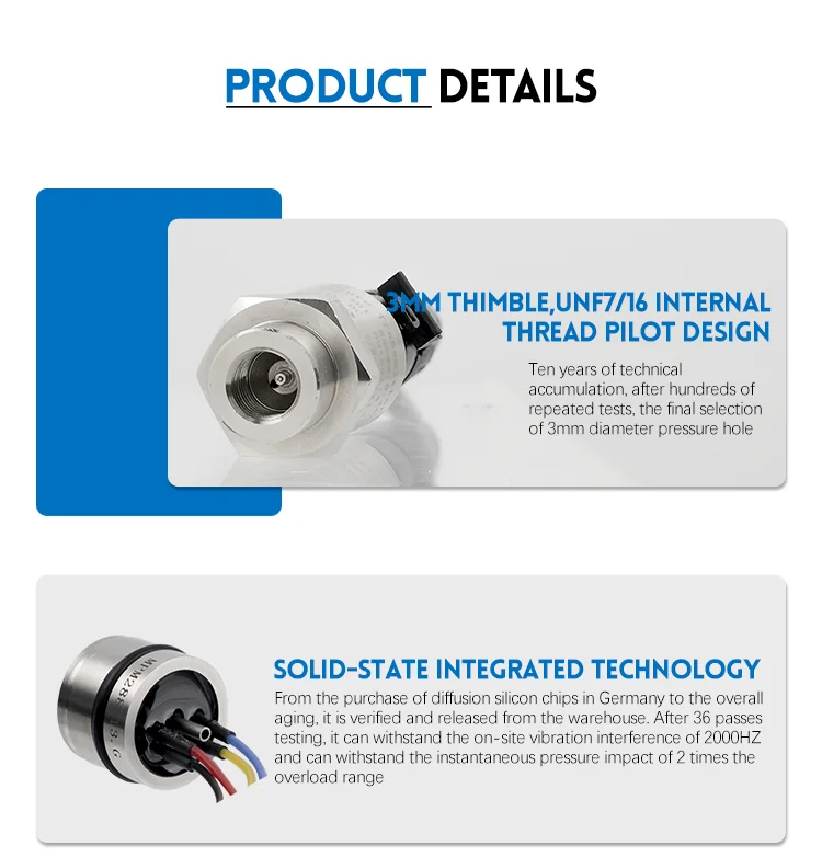 PT-401 Pressure Transmitter Sensor for HVAC, Chillers & Refrigerant ...