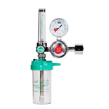 Cylinders Medical Gas Gauge Meter Manometer Oxygen Pressure Regulator Medical Gas Flowmeter for Hospital