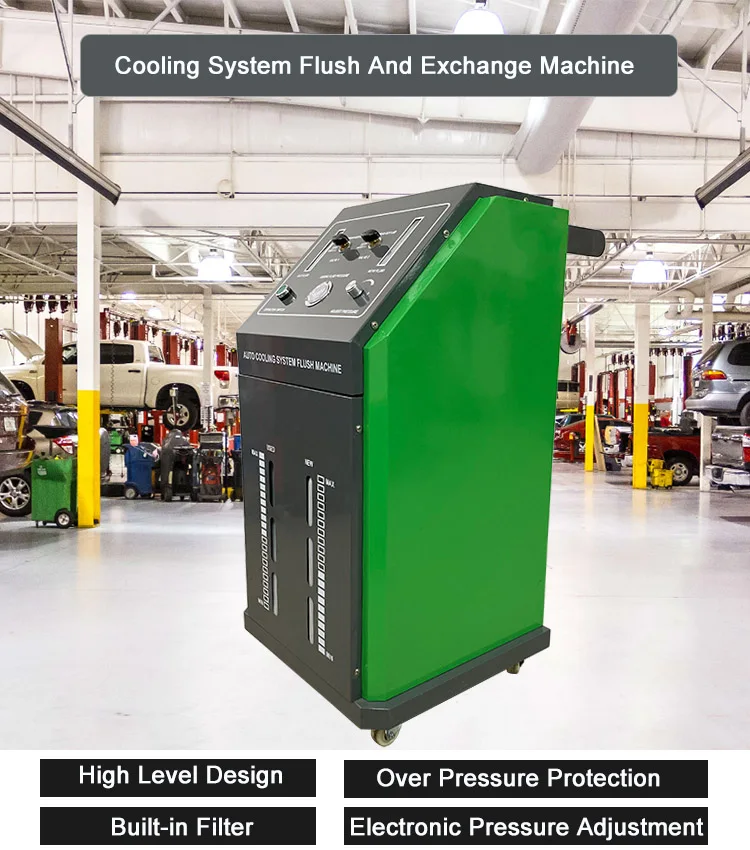 Automatic Cooling System Flush Antifreeze Fluid Replace Radiator Clean