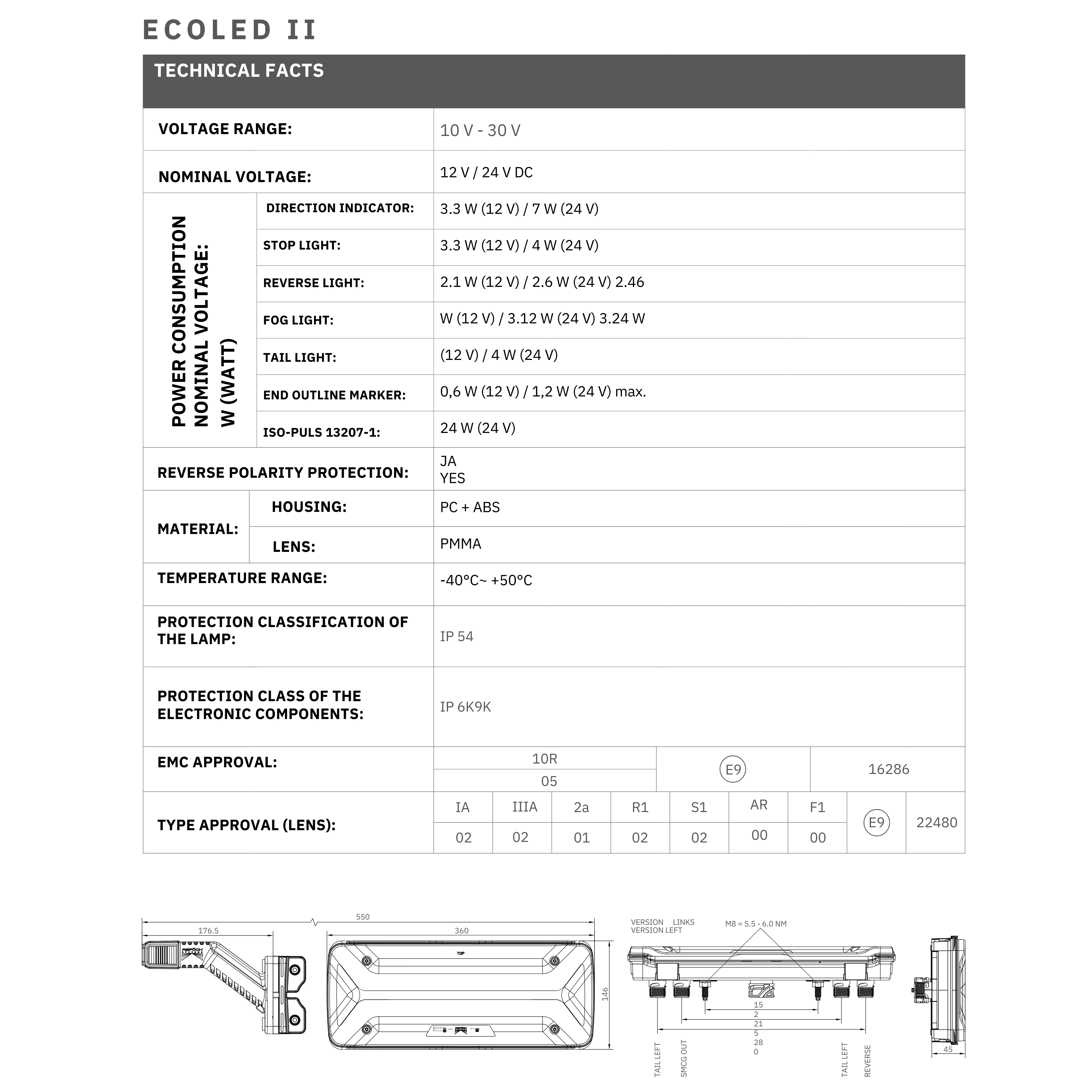 Aspock ECOLED II - Trailer Parts & Accessories - 25-4121-017