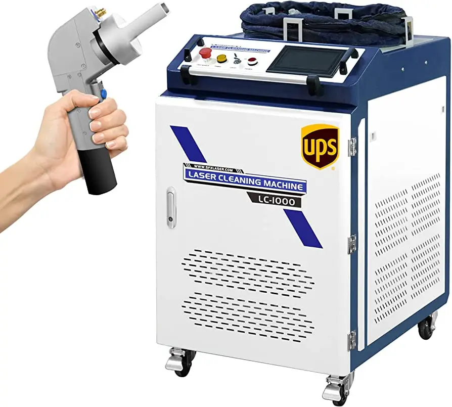 1000w 1500w 2000w Laser Cleaner Rust Paint Removing Machine Fiber Portable Laser Cleaning