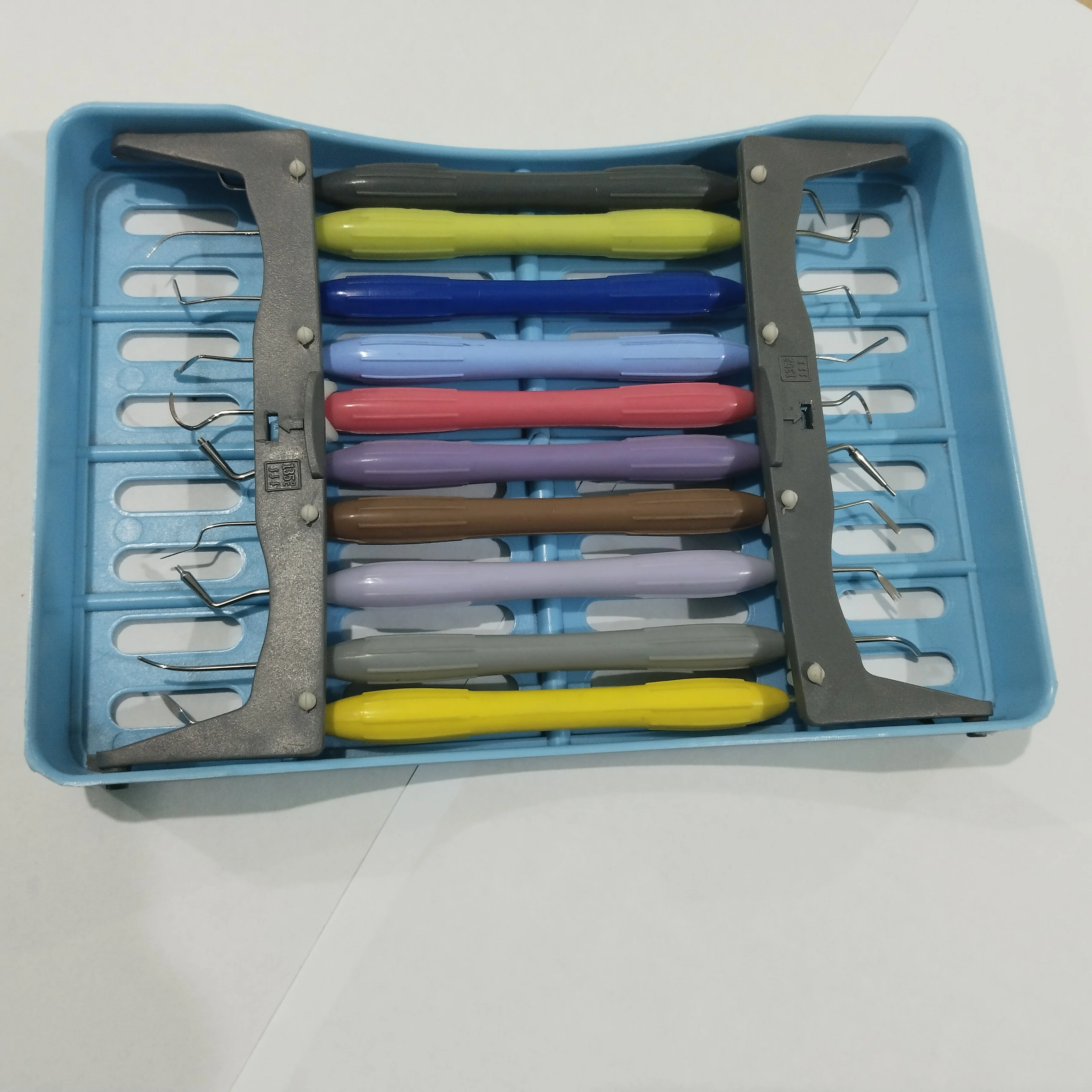 LM Arte Composite Filling Instruments Set of 10 with Cassette Dental Products Composite Silicone Filling Instruments Set