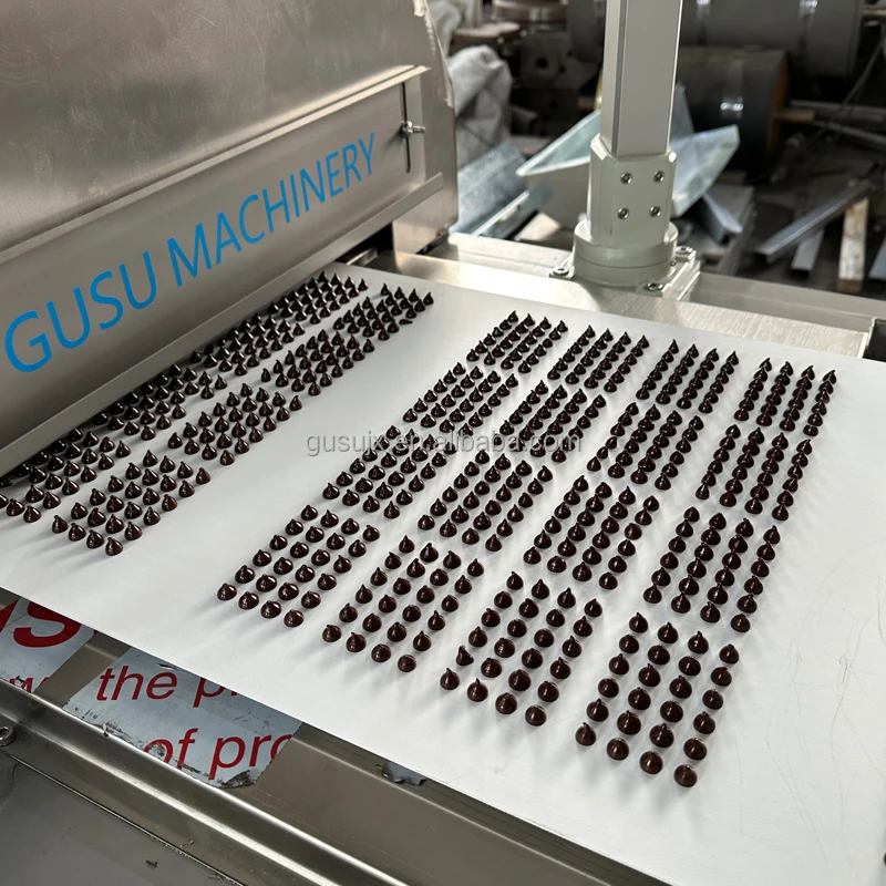 GUSU PLC Automatic Chocolate Chip Forming Machine Chocolate Chips Depositing Machine