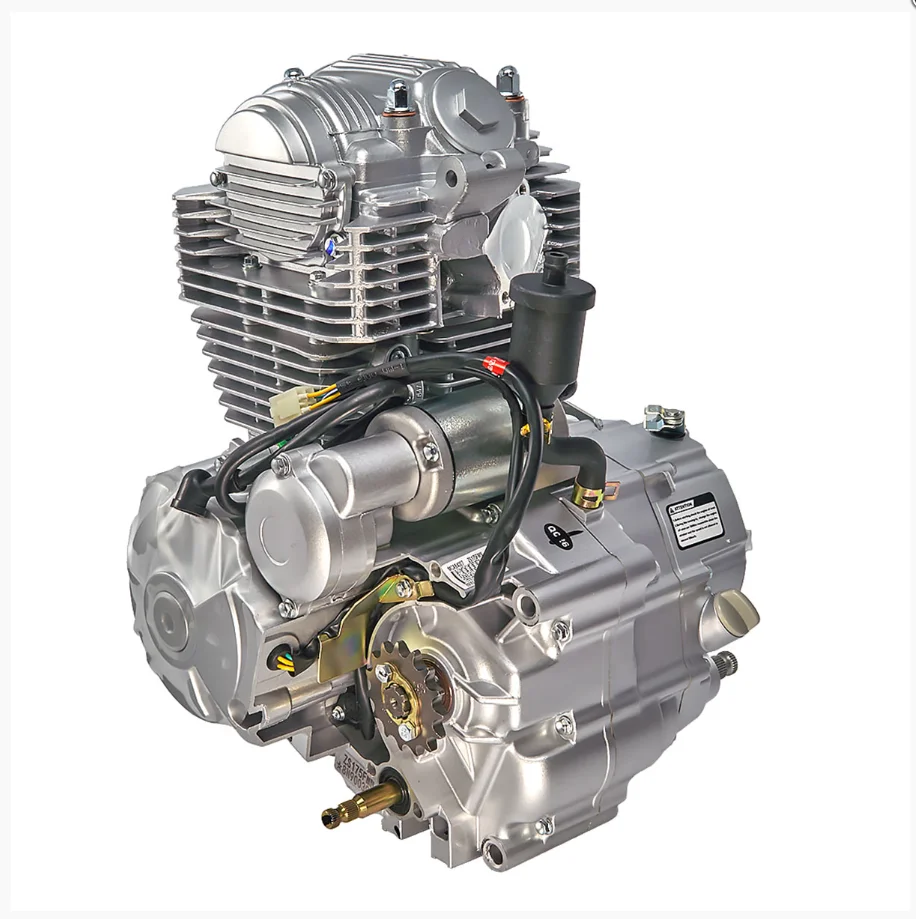 Motorcycle engine 300cc air-cooled 6-speed transmission with balance ...