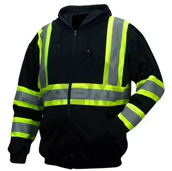 Professional Made High Visibility Reflective Fleece Safety Fleece Hi ...