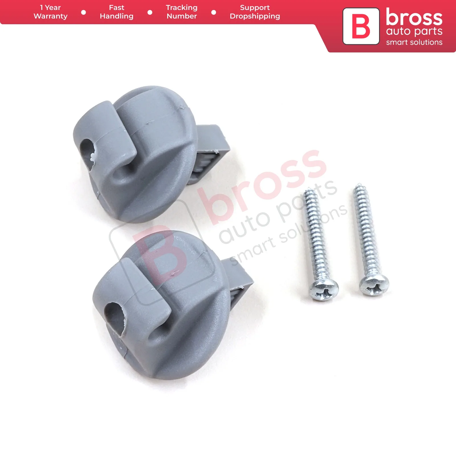 Clip Fissaggio Parasole Per Renault - Compatibile Con Clio, Megane, Scenic, Laguna, 2 Pezzi - Foto 5