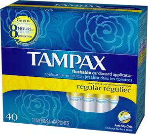 Tampax Pearl Unscented Disposable Cotton Tampons Regular Organic Yoni Pearls for Sanitary Napkins Detox Function