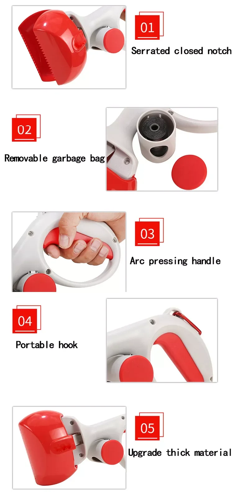 Pet dog poop scooper with poop bag buy 2022 amazon best portable dog