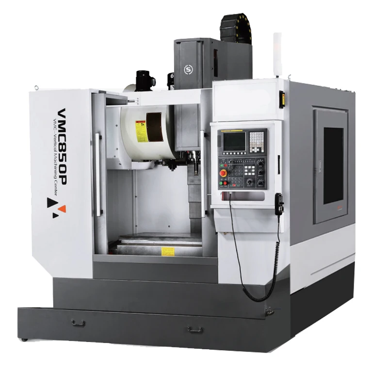High Speed Cnc Lathe 3 Axis Vmc850p Machine Tool Vertical Machining ...