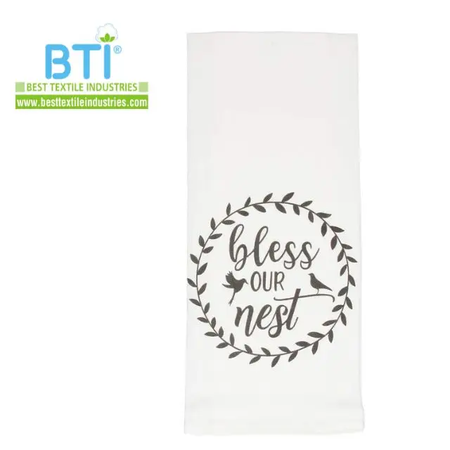 Decorative Kitchen Custom Made Tea Towel Printed Kitchen Towels