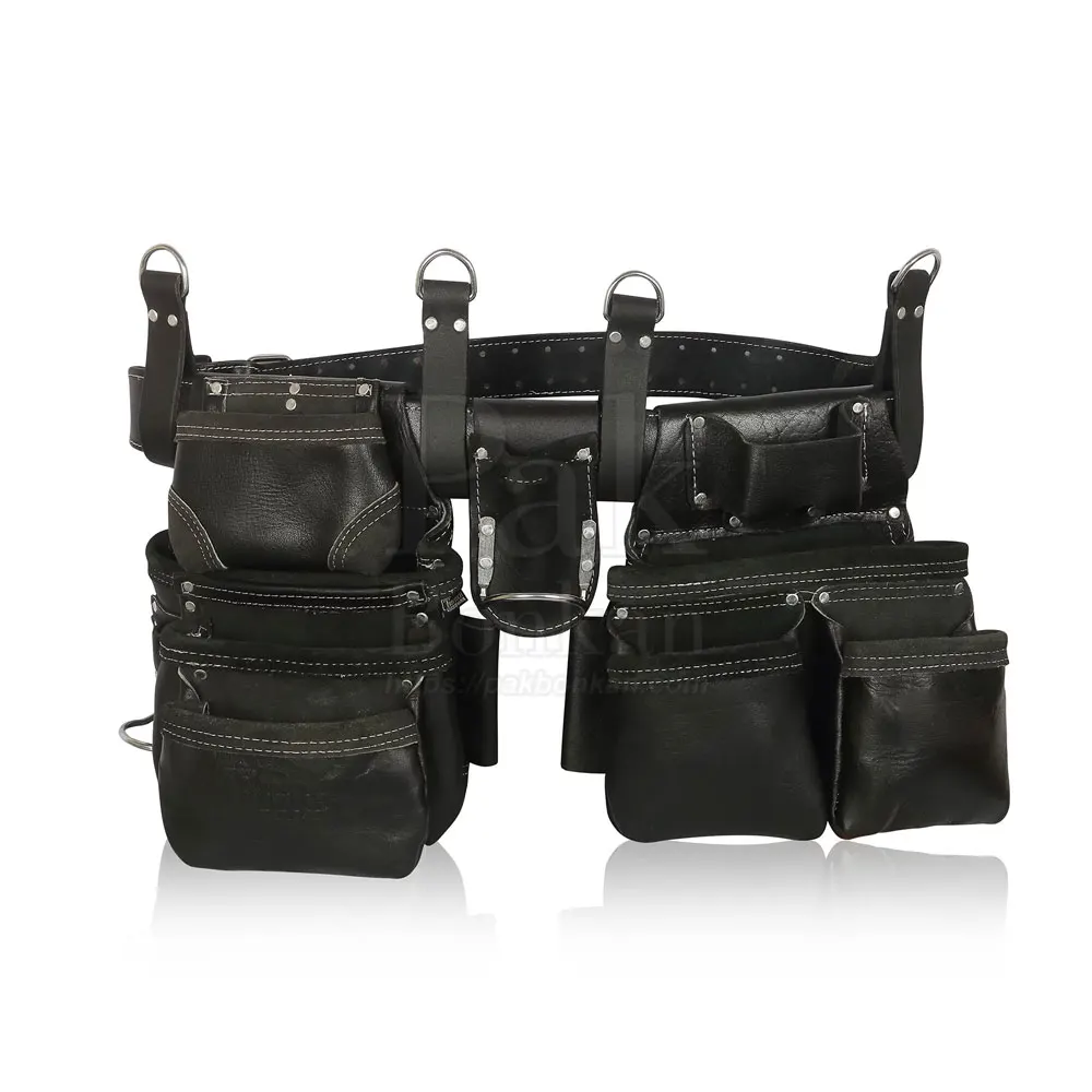 Small Tool Bag With Detachable Pouches Heavy Duty Roll Up Tool Bag Organizer With Zippered Tool