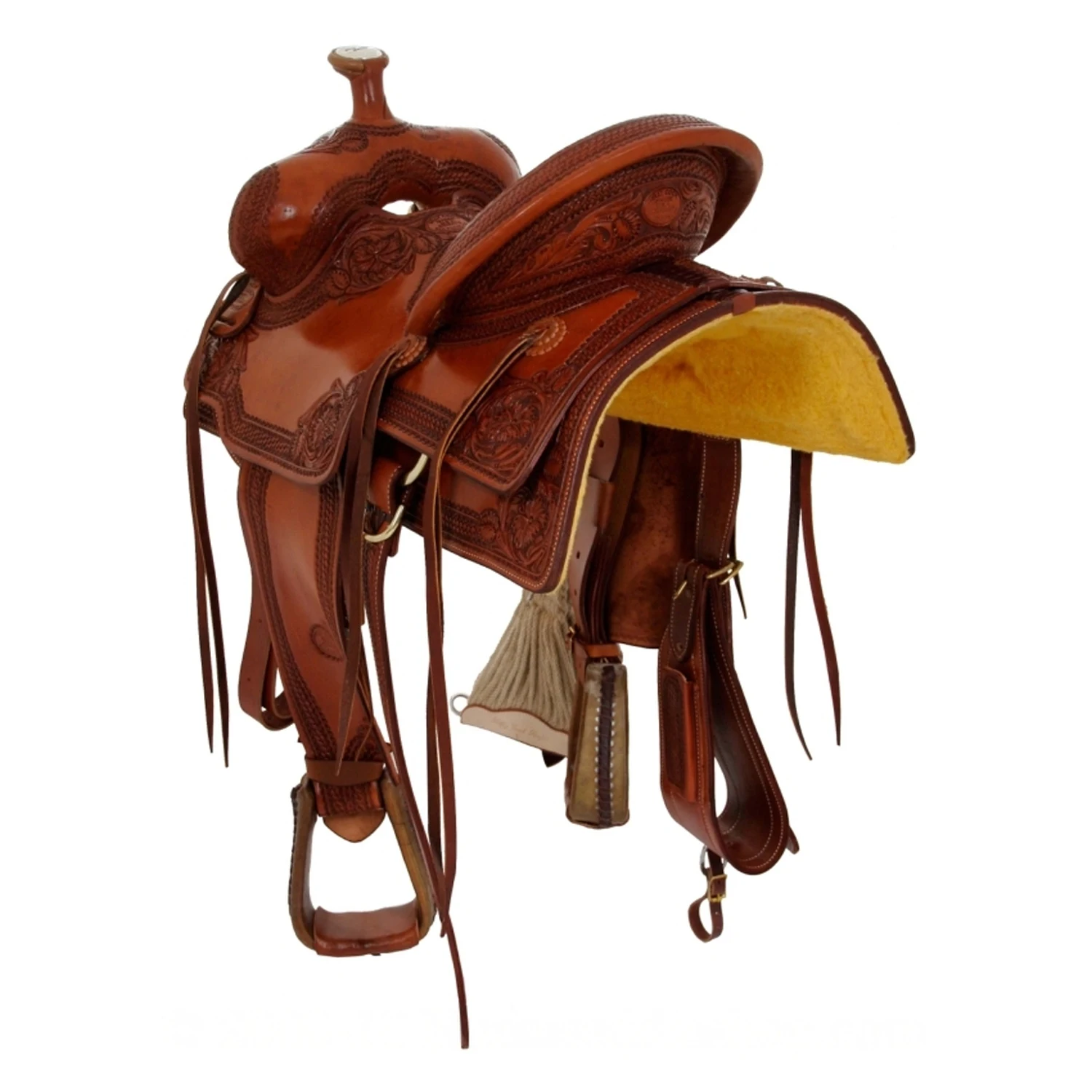 Western Roping Ranch Horse Saddle Tack Leather Saddle Buy Heavy Oil