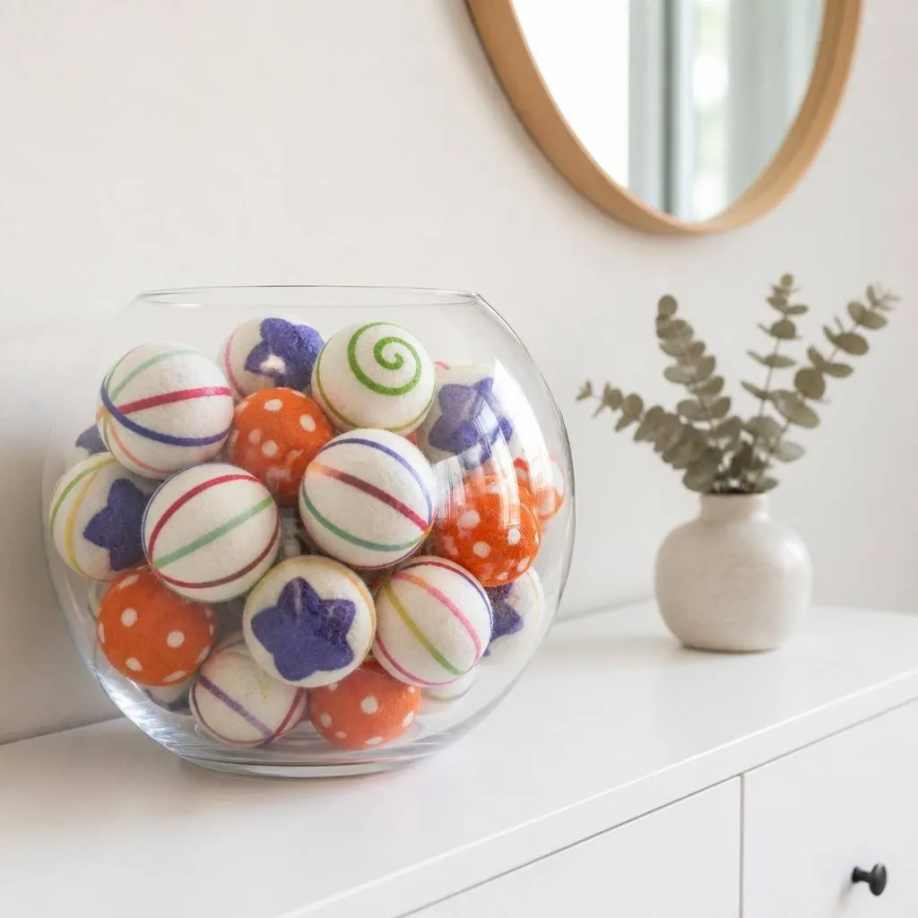 Artistic Glass Bowl Display