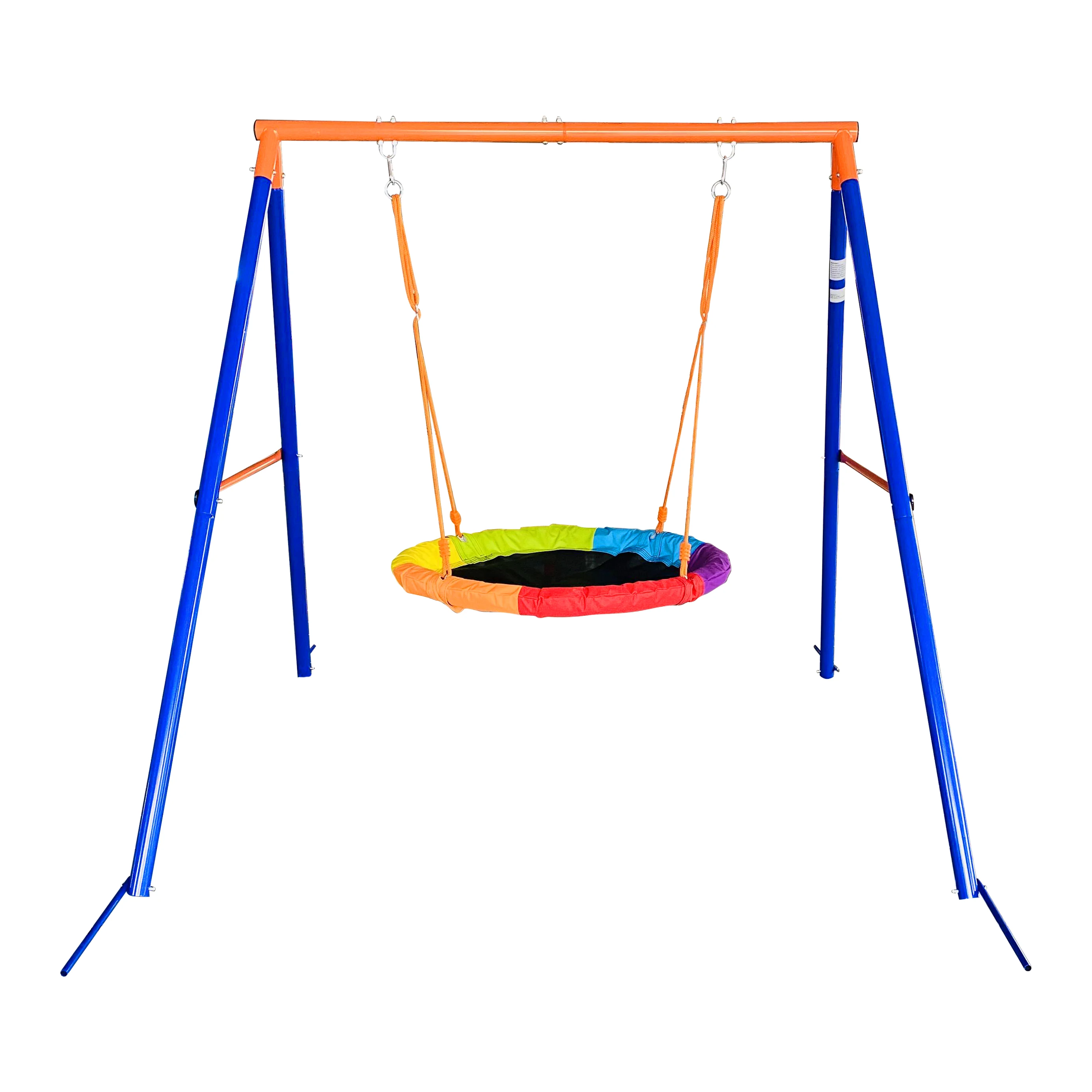 Garden Swing With Colorful Saucer Outdoor Playground Swing For Children ...