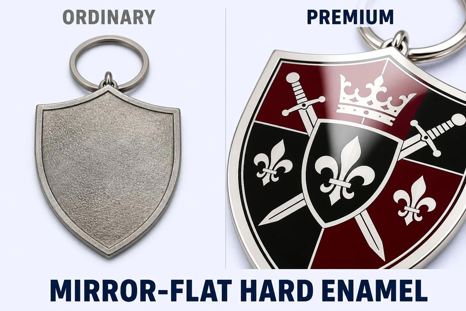 Mirror-Flat Hard Enamel comparison widescreen