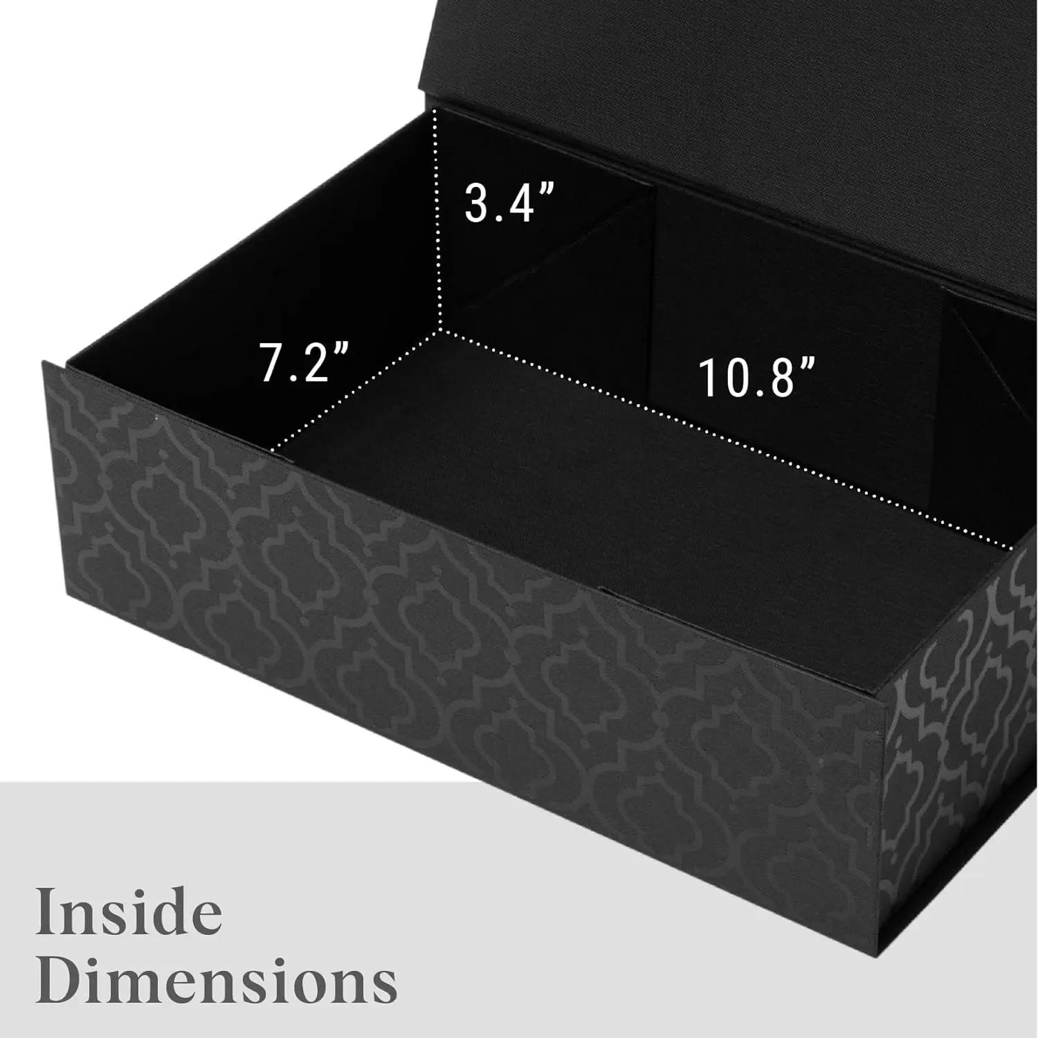 Jewelry Package Box Luxury Gift Box With 2 Satin Ribbon And