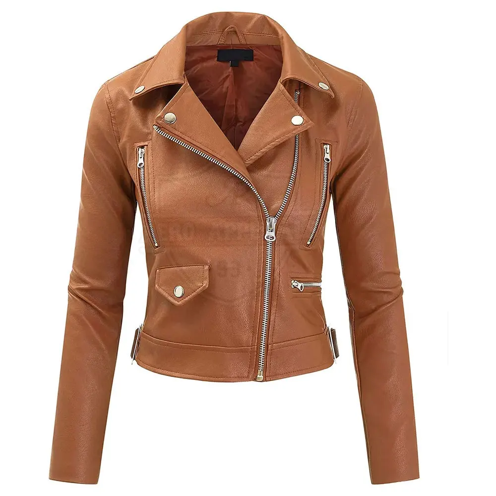 Fashion Wear Leather Jacket Women Slim Fit Jacket Made In Pakistan Fashion Leather Jacket Buy