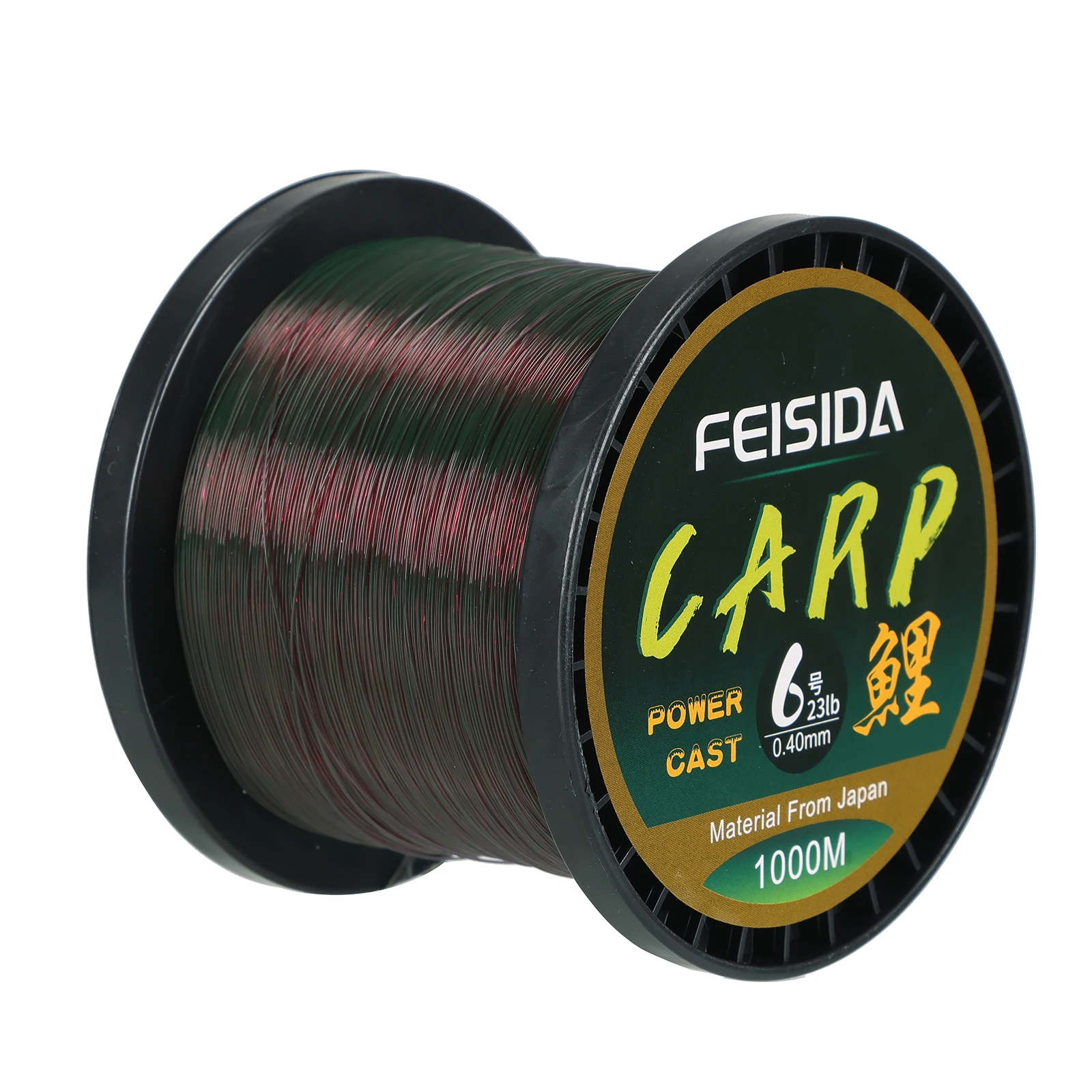 Feisida Fluorescent Yellow Nylon Carp Line