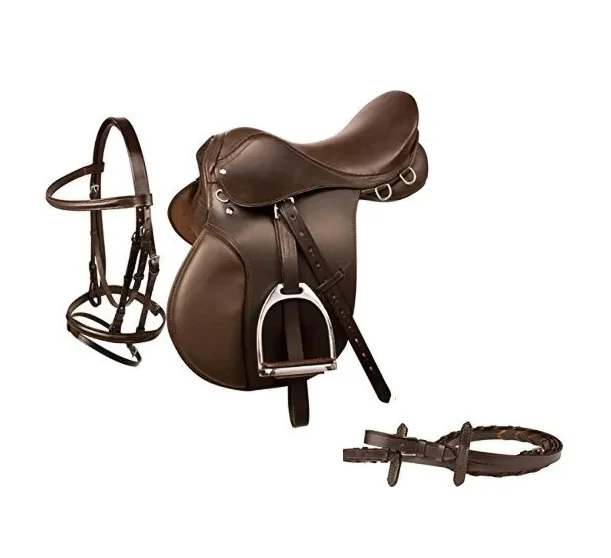 BELLE/WESTERN SELLE EN cuir sans arçon Barrel Pleasure BELLE/WESTERN SELLE EN cuir sans arçon Barrel Pleasure