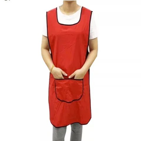 Waterproof Polyester Fiber Pongee Hairdresser Cape Customized Logo Salon Barber Apron and Hair Cutting Vest